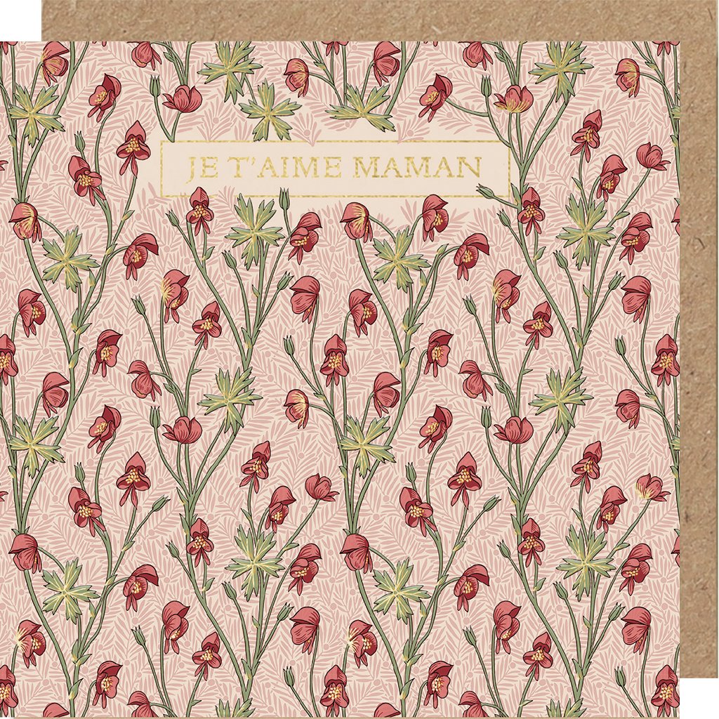 CARTE DOUBLE LING DESIGN MORRIS