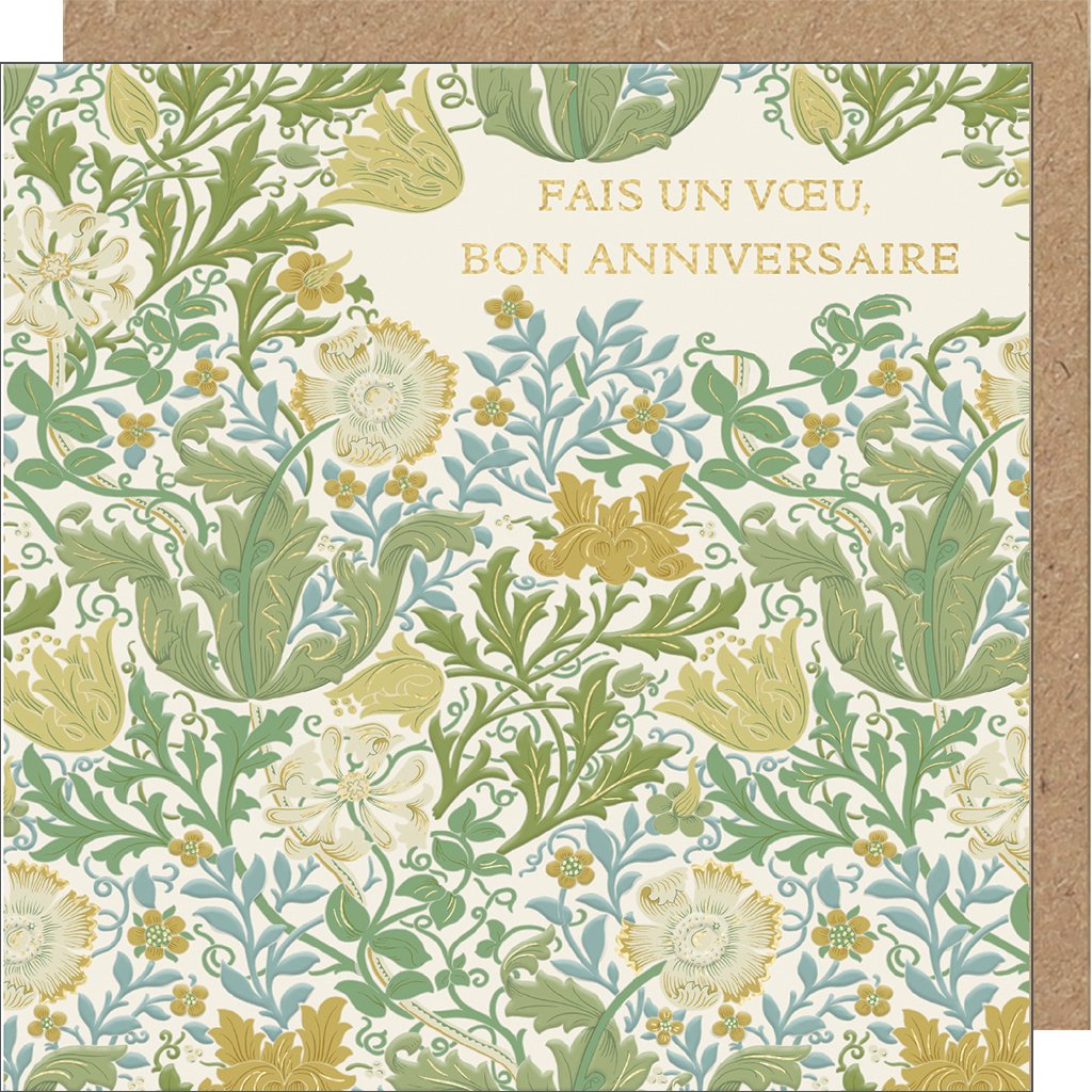 CARTE DOUBLE LING DESIGN MORRIS