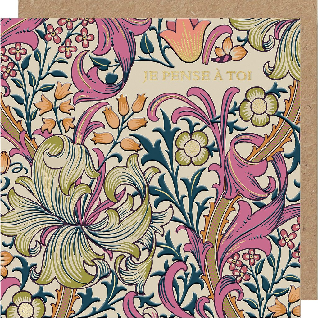 CARTE DOUBLE LING DESIGN MORRIS