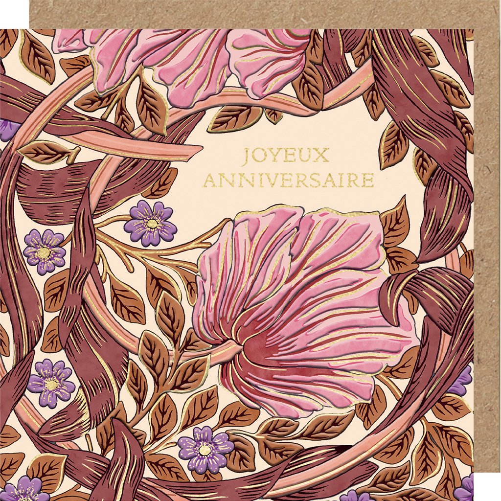 CARTE DOUBLE LING DESIGN MORRIS