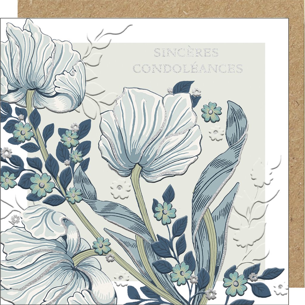 CARTE DOUBLE LING DESIGN MORRIS 13 X 13 CM