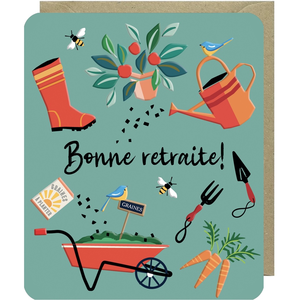 CARTE DOUBLE ODYSSEE - RETRAITE JARDINAGE