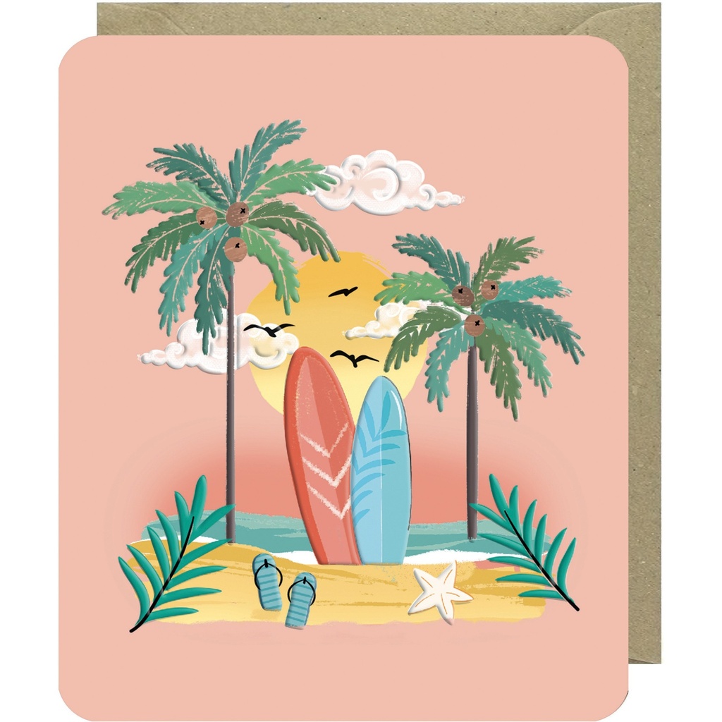 CARTE DOUBLE ODYSSEE - ETE SURF