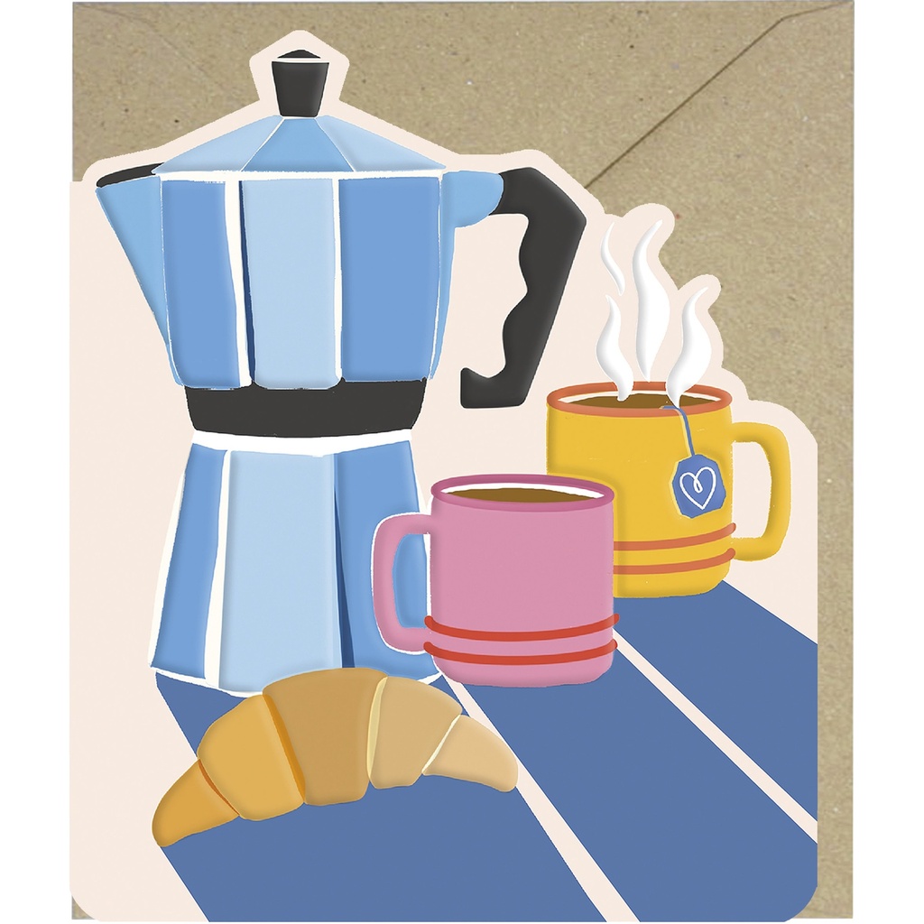 CARTE DOUBLE ODYSSEE DECOUPE  - SANS TEXTE