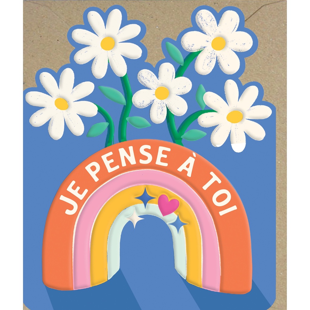CARTE DOUBLE ODYSSEE DECOUPE  - PETITE ATTENTION