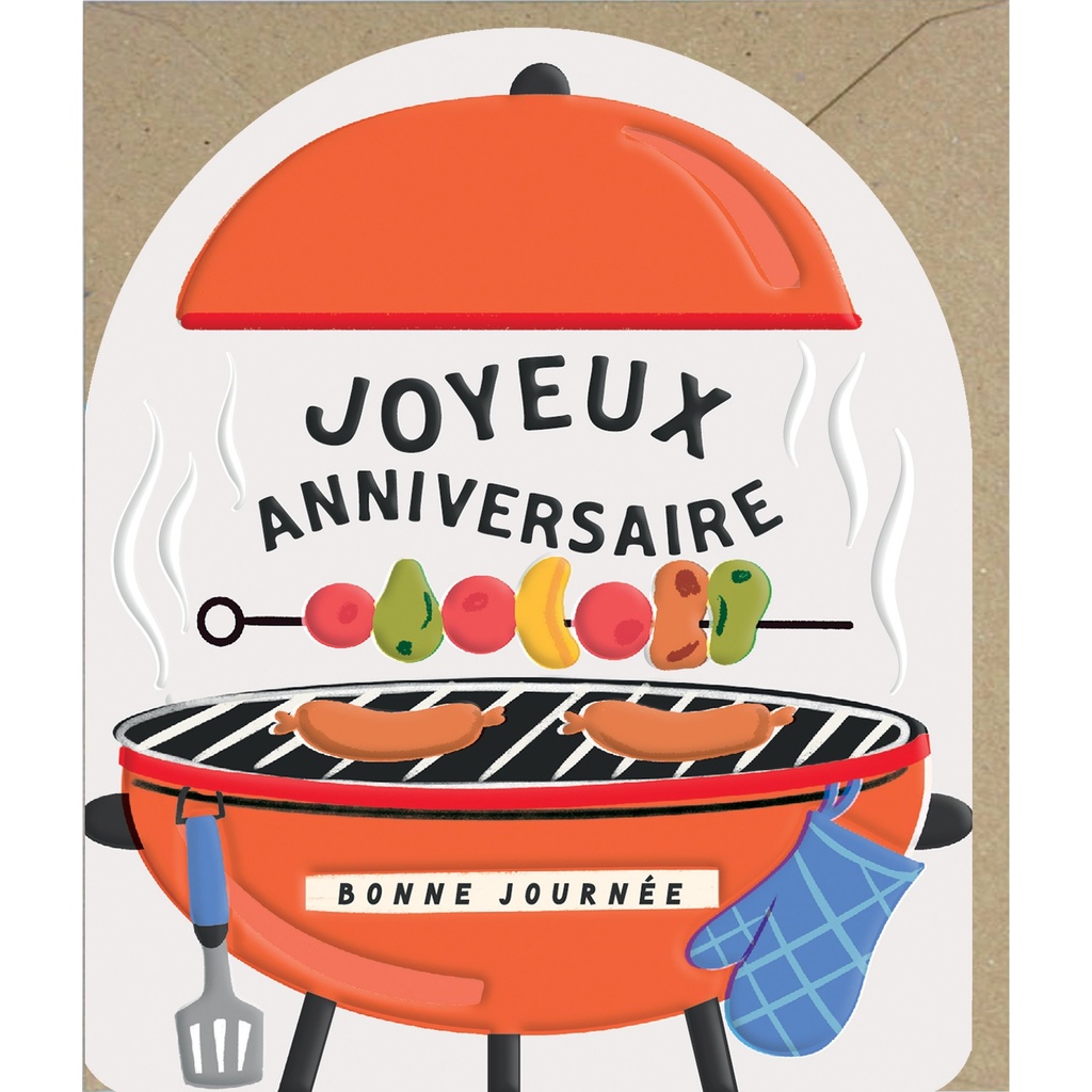 CARTE DOUBLE ODYSSEE DECOUPE  - ANNIVERSAIRE HOMME
