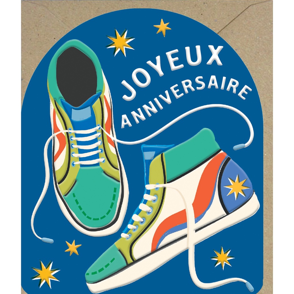 CARTE DOUBLE ODYSSEE DECOUPE  - ANNIVERSAIRE ADO GARCON