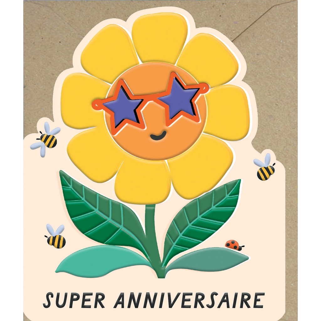 CARTE DOUBLE ODYSSEE DECOUPE  - ANNIVERSAIRE ADO FILLE