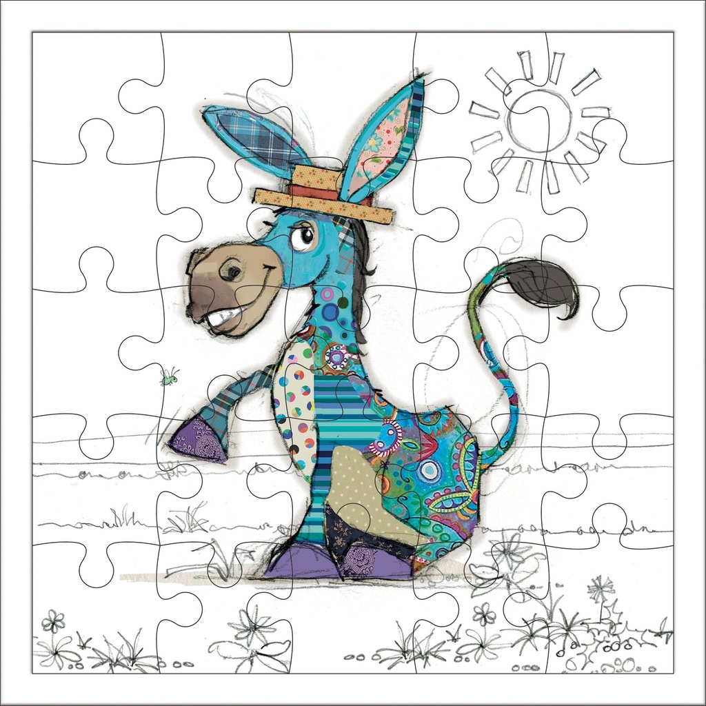 CARTE PUZZLE CARREE 17,5 CM KOOK ANE