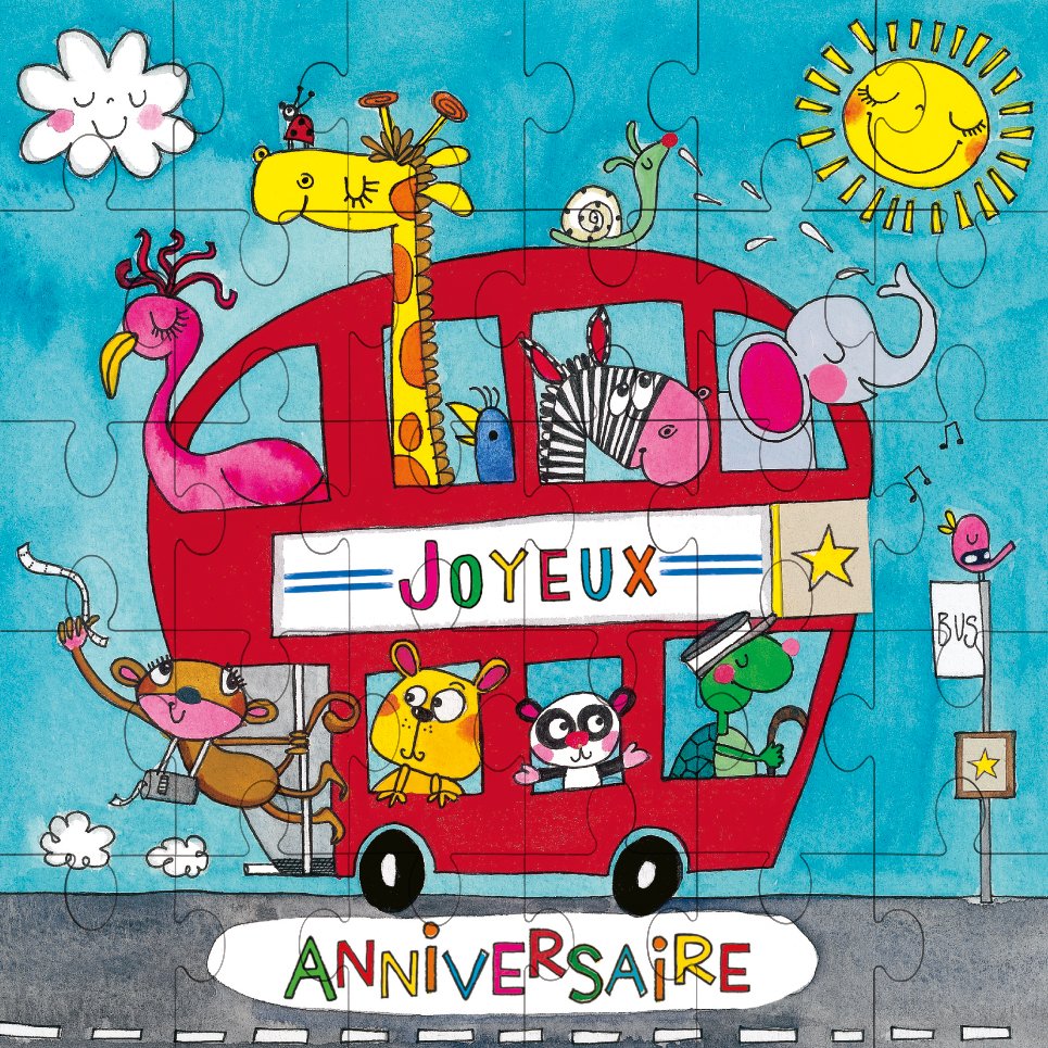 CARTE PUZZLE RACHEL ELLEN