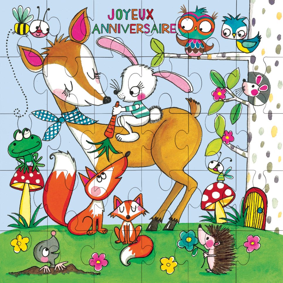 CARTE PUZZLE RACHEL ELLEN