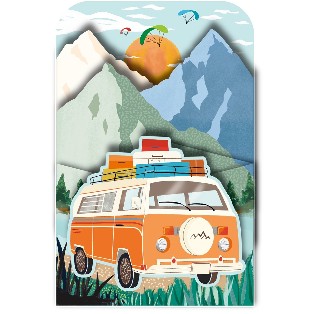 CARTE DOUBLE HAPPY 3D VAN