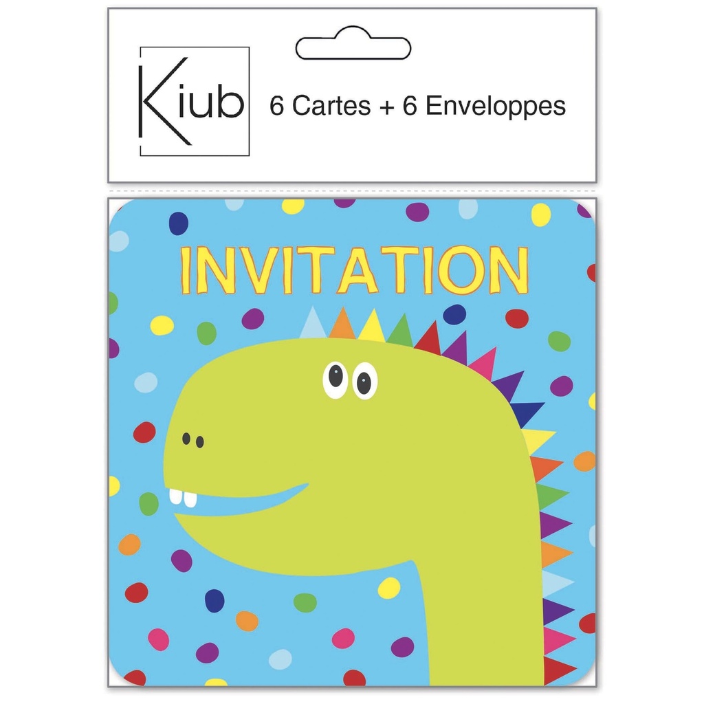 POCHETTE ET ENV X 6 TRACKS DINOSAURE