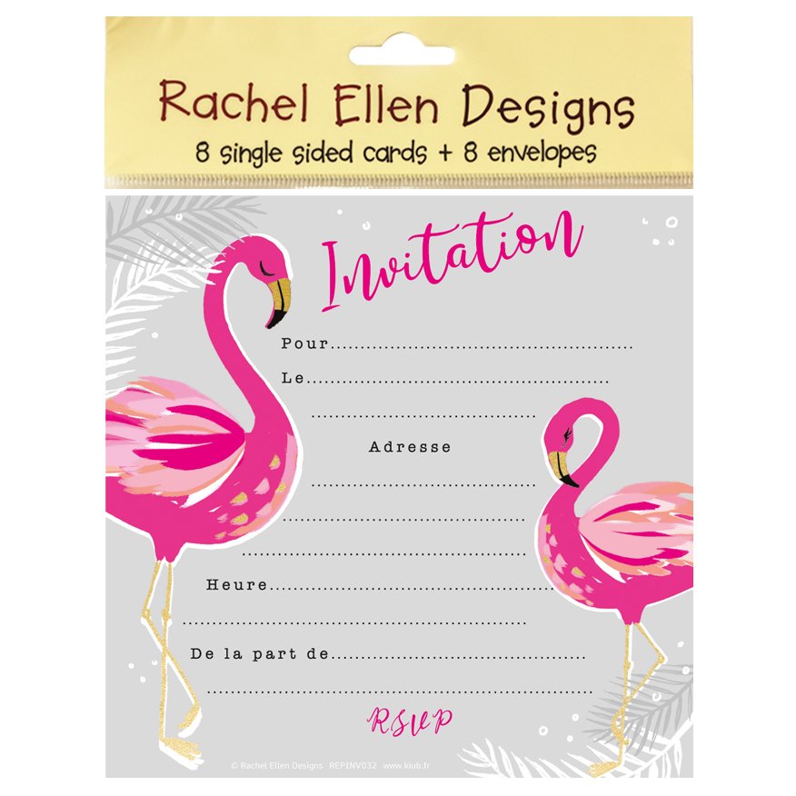 POCHETTE ET ENV X 8 RACHEL ELLEN FLAMANTS