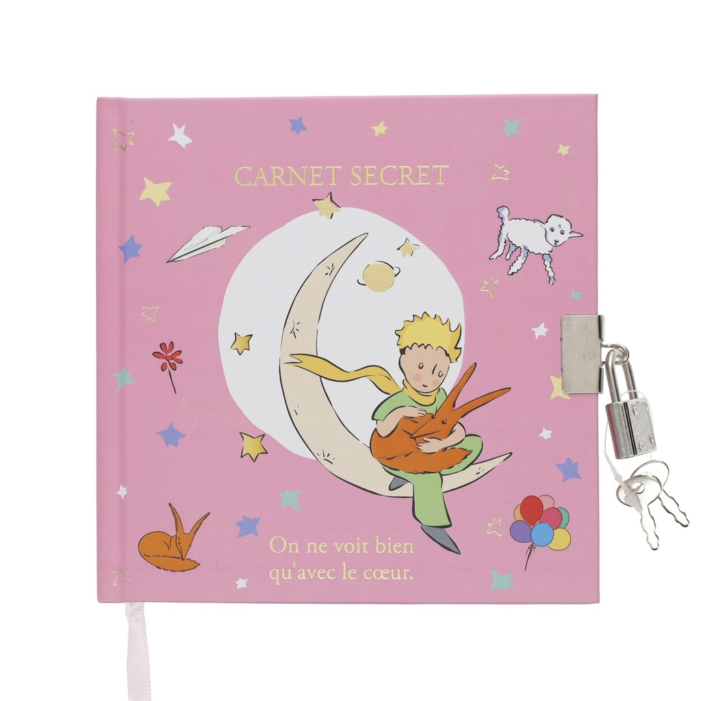 CARNET SECRET CARRE LPP ENFANTS ROSE