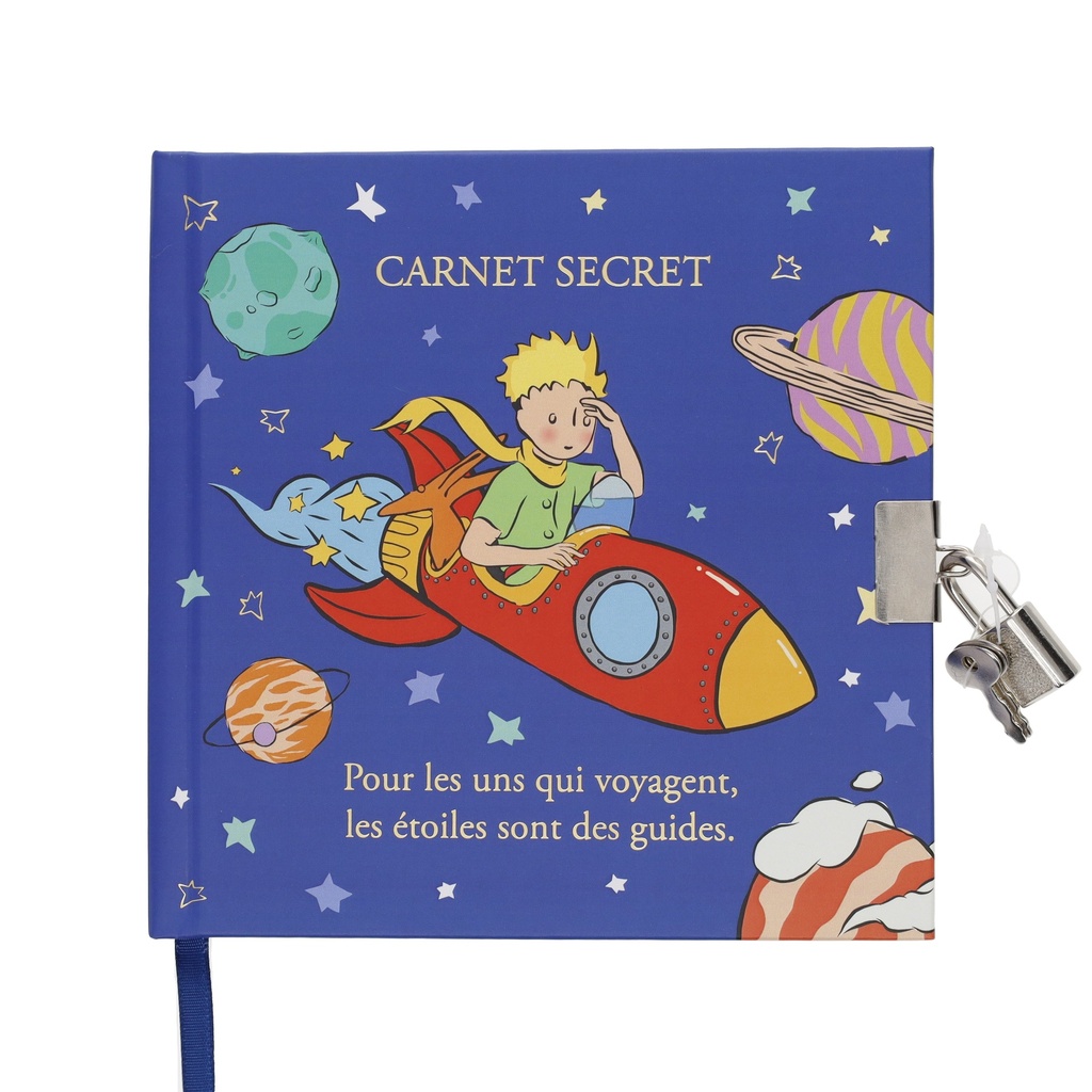 CARNET SECRET CARRE LPP ENFANTS BLEU