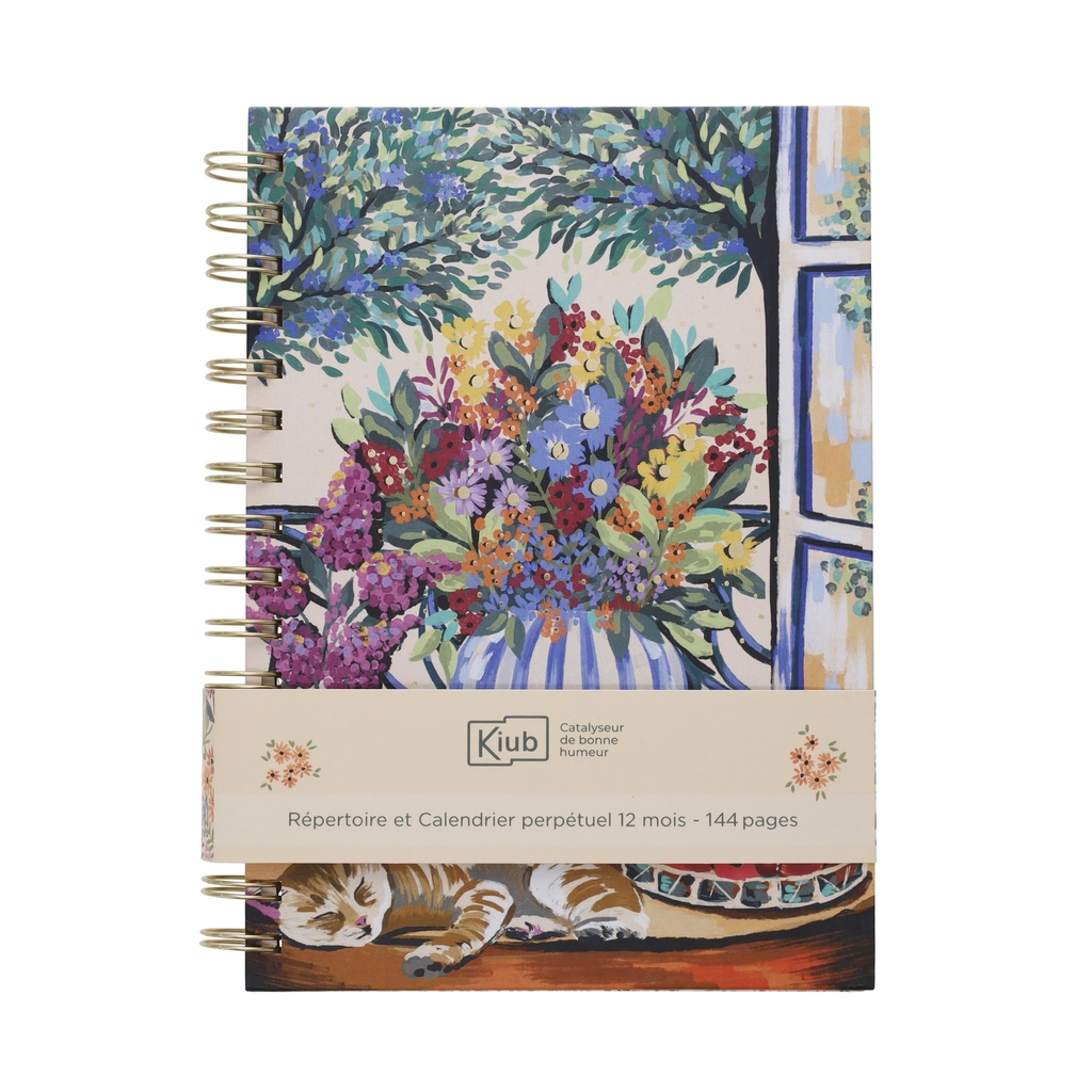 REPERTOIRE A5 / CALENDRIER PERPETUEL A SPIRALE BOHEME