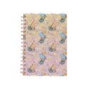 CARNET A5 SPIRALE COUVERTURE TRANSPARENTE IMPRIMEE ALL OVER 1 TRANSAT