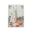 SET DE 3 CARNETS A6 AVEC FICELLE PARIS JE T ADORE ASSORTIS