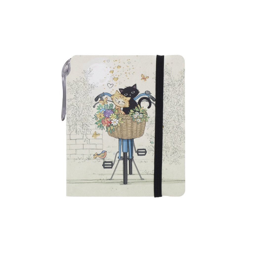 NB LIGNE A7 PU RECYCLE AVEC STYLO BUG ART CHATS VELO