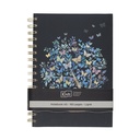 NB LIGNE A5 SPIRALE JEWELS ARBRE PAPILLONS