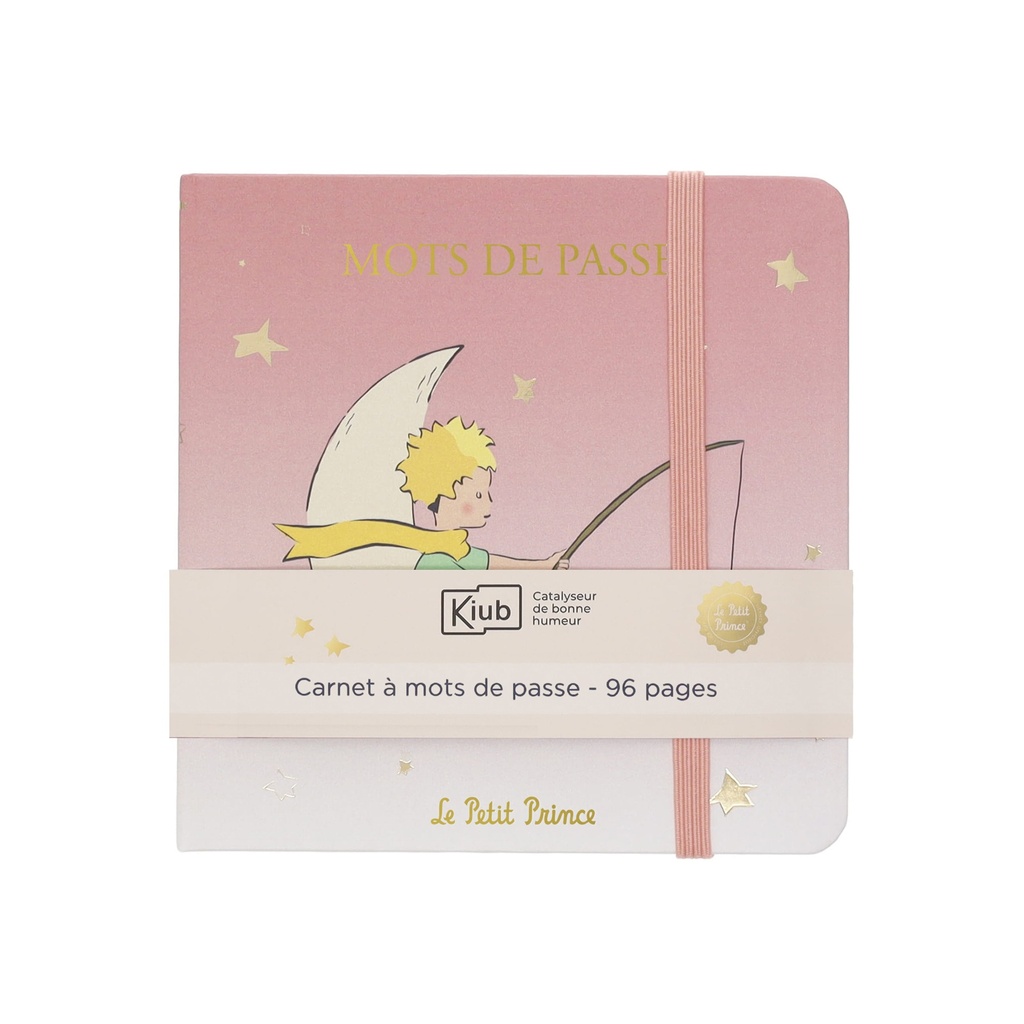 CARNET MOT DE PASSE CARRE LE PETIT PRINCE PECHE AUX ETOILES
