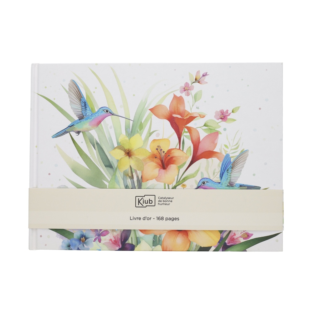 LIVRE D OR RECTANGULAIRE PORTFOLIO COLIBRIS