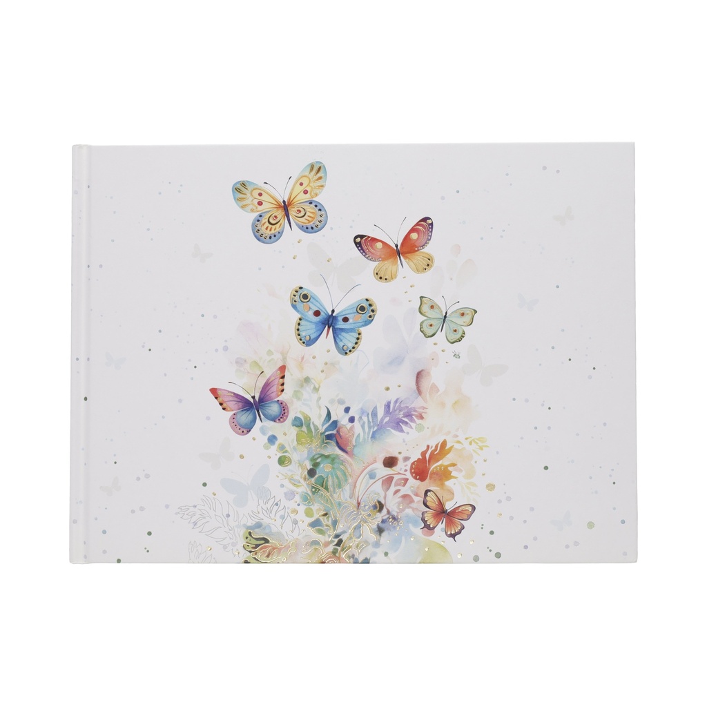 LIVRE D OR RECTANGULAIRE PORTFOLIO PAPILLONS