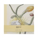LIVRE D OR CARRE ENCYCLOPEDIA FLEURS JAUNE