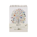 CARNET A DESSIN A5 PORTFOLIO ARBRE FLEURI