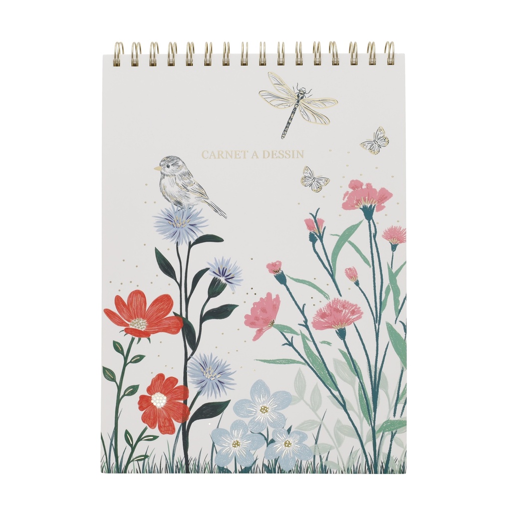 CARNET A DESSIN GM JARDIN DES MERVEILLES
