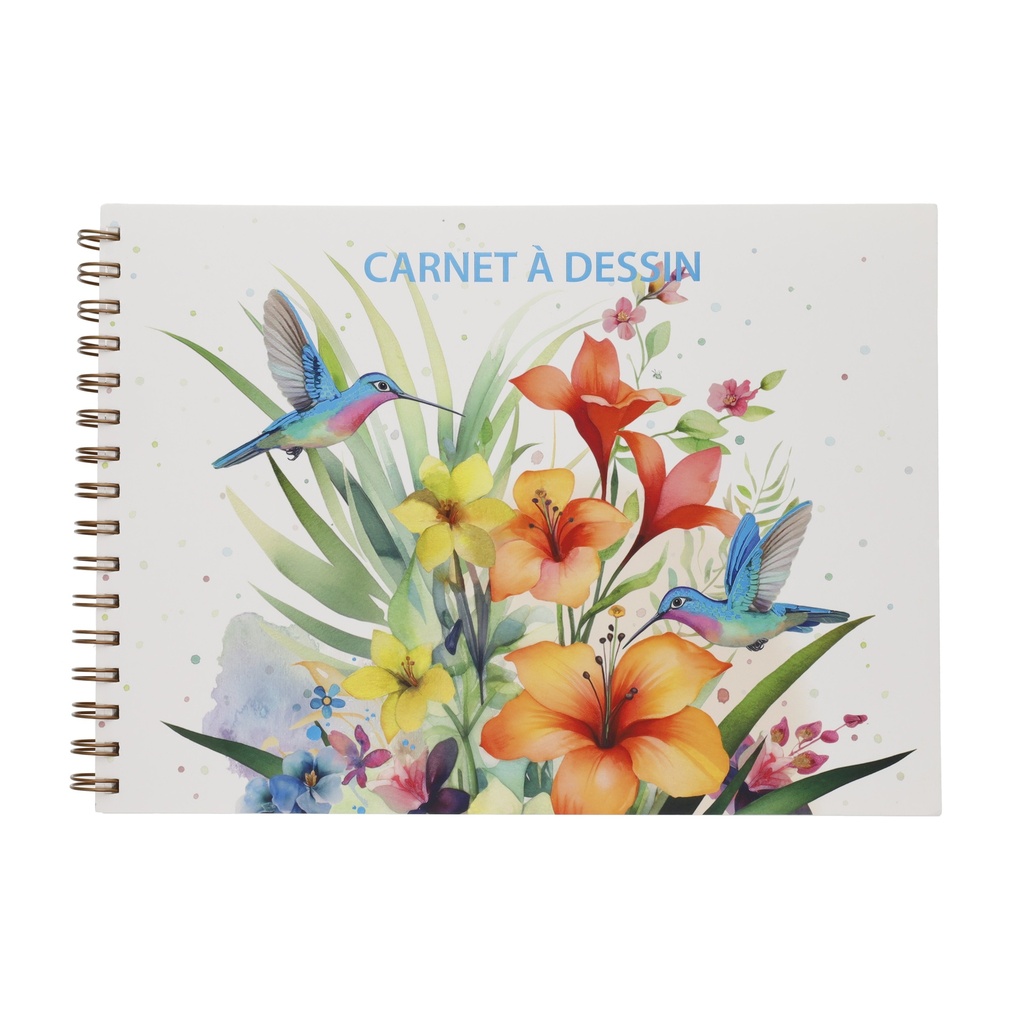 CARNET A DESSIN GM A L'ITALIENNE PORTFOLIO COLIBRIS