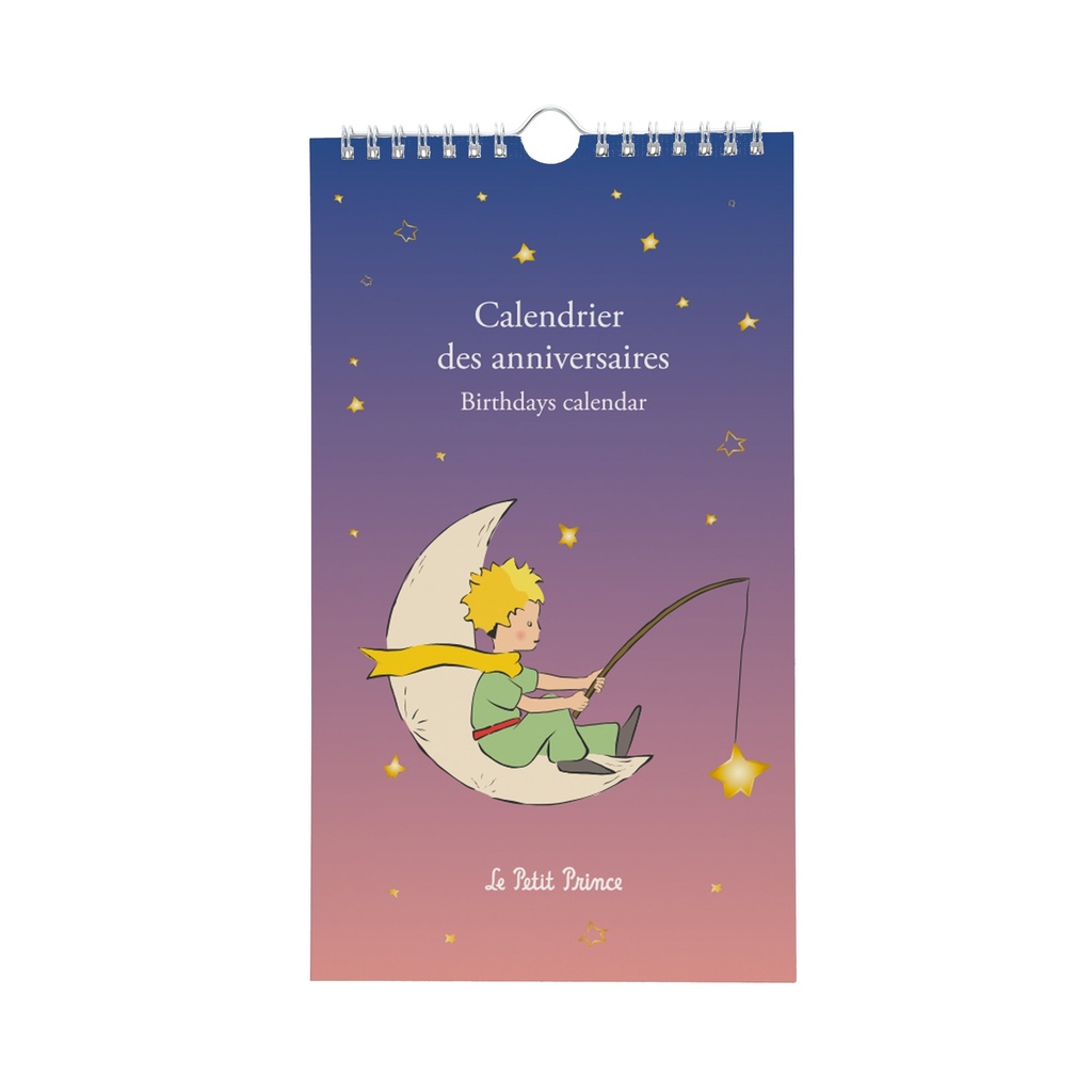 CALENDRIER ANNIVERSAIRE LE PETIT PRINCE ASSORTIS