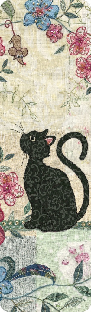 MARQUE PAGES BUG ART AMYS CHAT FLEURS