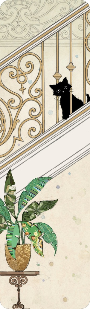 MARQUE PAGES CHATON ESCALIER