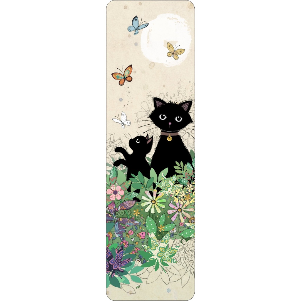MARQUE PAGES H035 - BUG ART CHATON JARDIN