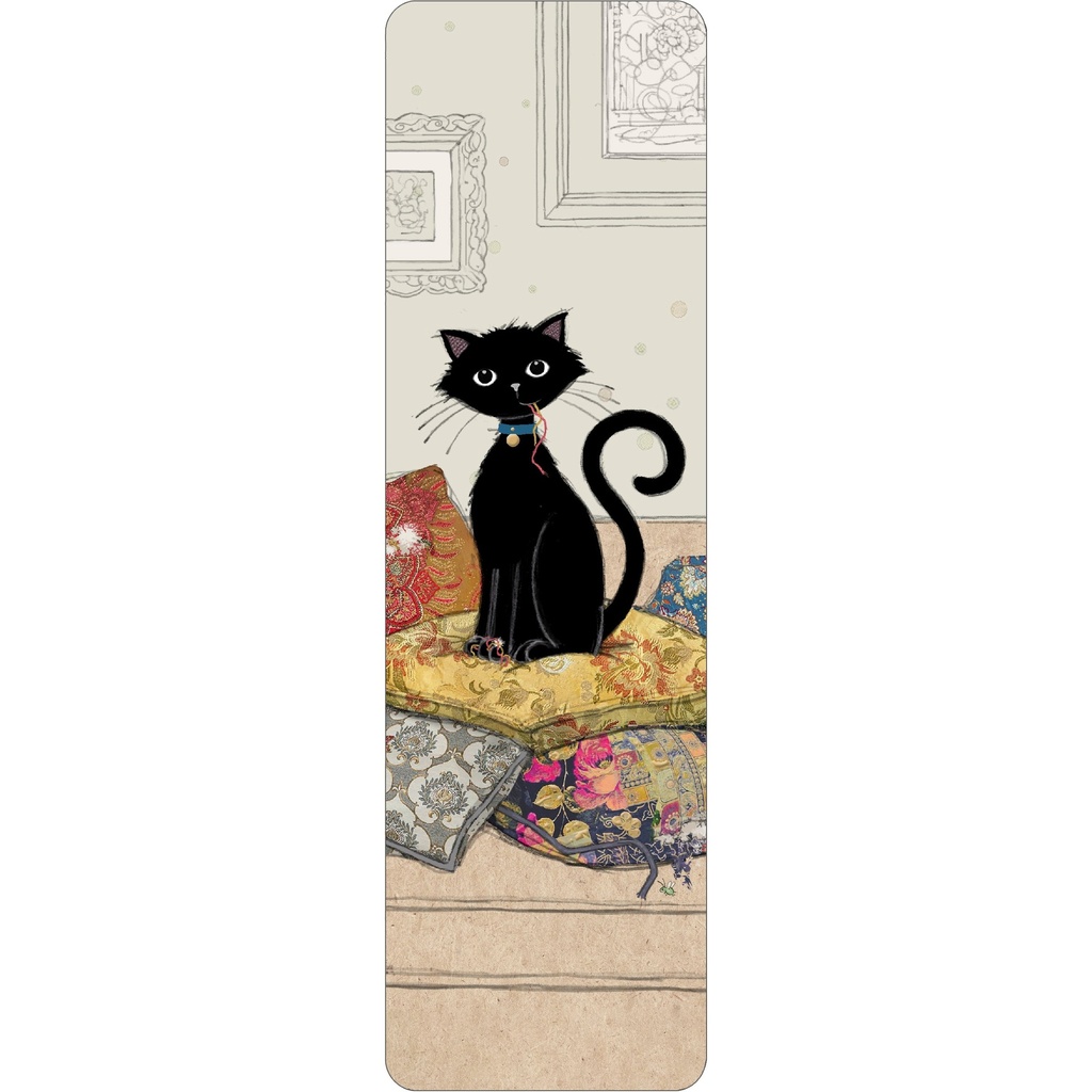 MARQUE PAGES H045 - BUG ART CHAT COUSSIN JOUEUR