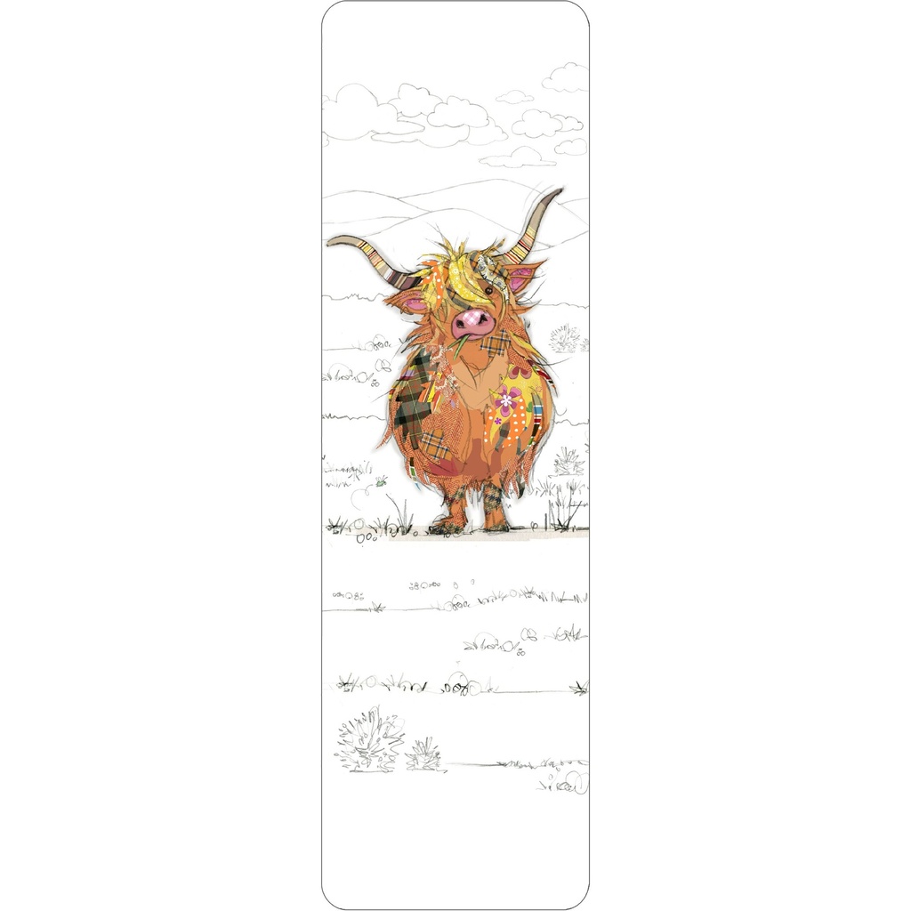 MARQUE PAGES KOOK VACHE ECOSSAISE