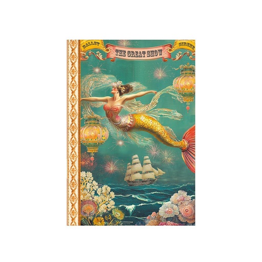 [GTCP032] CARNET MOT DE PASSE 48 PAGES 10 X 15 CM - SIRENE