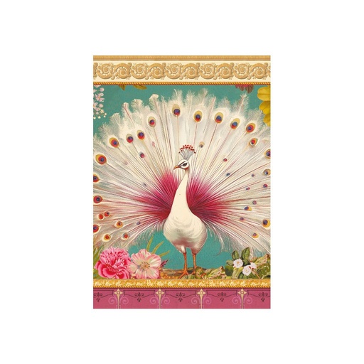 [GTCP027] CARNET MOT DE PASSE 48 PAGES 10 X 15 CM - PAON BLANC