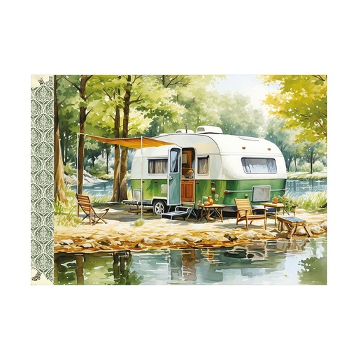 [GTCV011] CAHIER ILLUSTRE 48 PAGES 21 X 15 CM - ESCAPADES