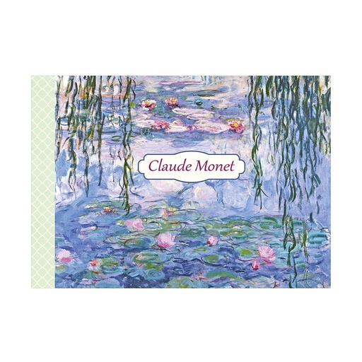 [GTCV022] CAHIER ILLUSTRE 48 PAGES 21 X 15 CM - CLAUDE MONET