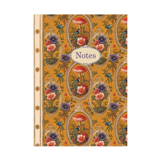[GTLS021] CAHIER A THEME 48 PAGES 15 X 21 CM - NOTES PATTERN AUTOMNE