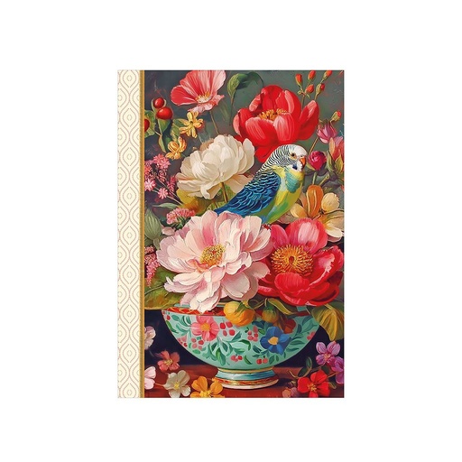 [GTCP035] CARNET MOT DE PASSE 48 PAGES 10 X 15 CM - PERRUCHE