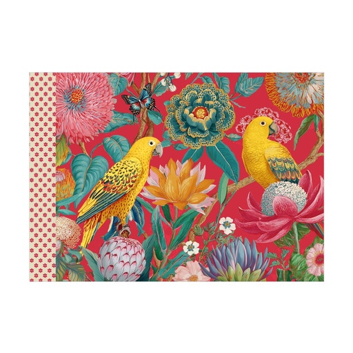[GTCV033] CAHIER ILLUSTRE 48 PAGES 21 X 15 CM - PERROQUET