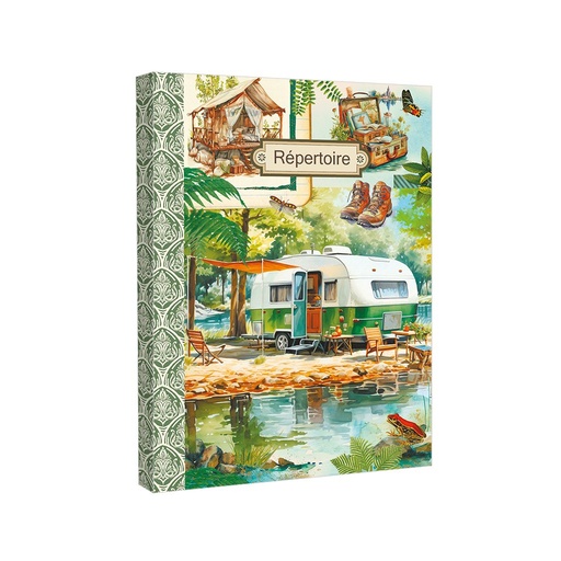 [GTDCR003] REPERTOIRE ADRESSES 96 PAGES 14,8 X 10,5 CM - ESCAPADE NATURE