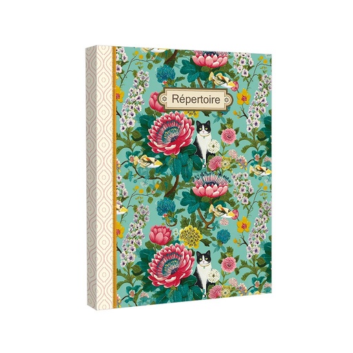 [GTDCR004] REPERTOIRE ADRESSES 96 PAGES 14,8 X 10,5 CM - PATTERN CHAT