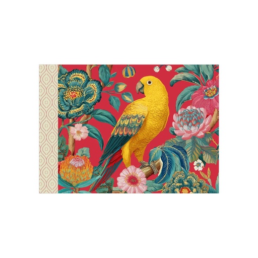 [GTMV014] MINI CAHIER ILLUSTRE 48 PAGES 15 X 10 CM - PERROQUET