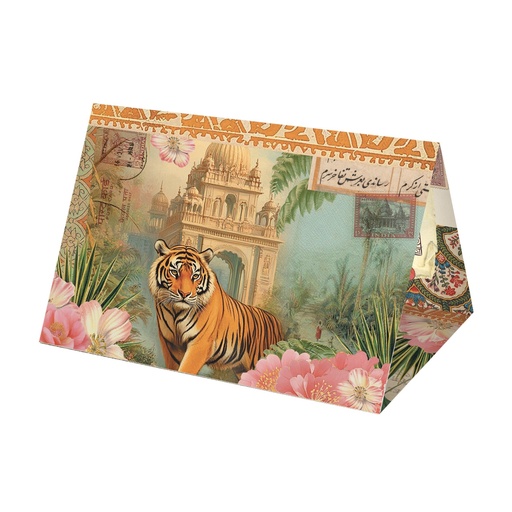 [CCGTZ005] CARTE CHEVALET 3 VOLETS 10,5 X 7 + ENVELOPPE 