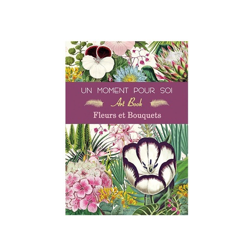 [GTAR004] ART BOOK 40 PAGES 15 X 21 CM - FLEURS ET BOUQUET